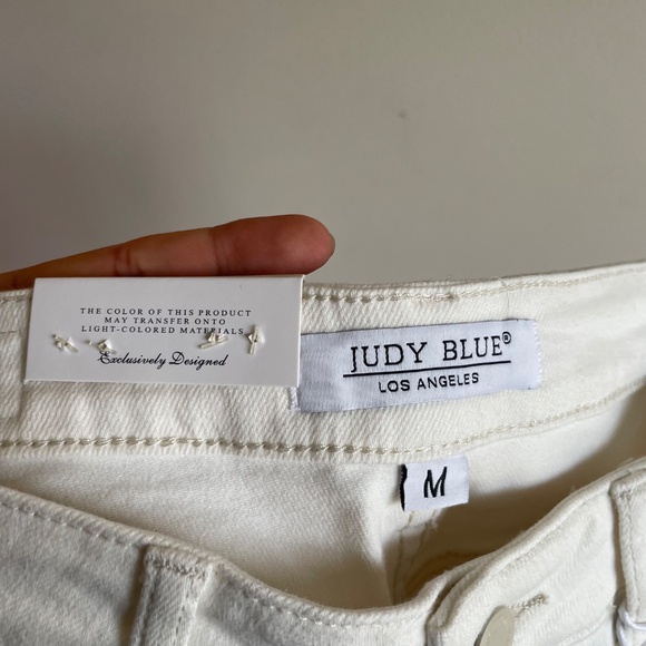 Judy Blue These Are The Days Tulip Hem Button Fly Shorts - Picture 9 of 10